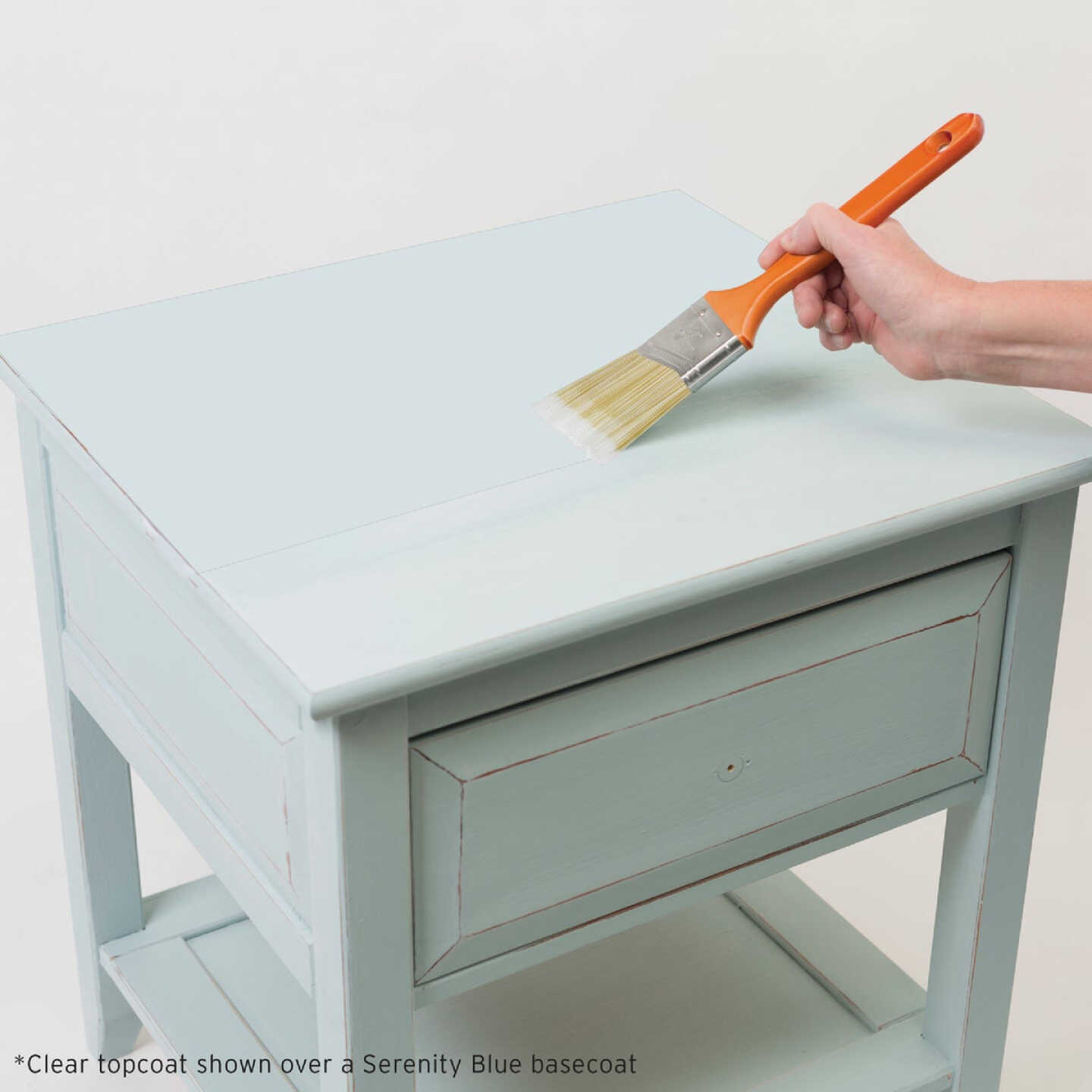 Rust-Oleum Matte Clear Protective Topcoat 30 Oz. Chalk Paint Image 5