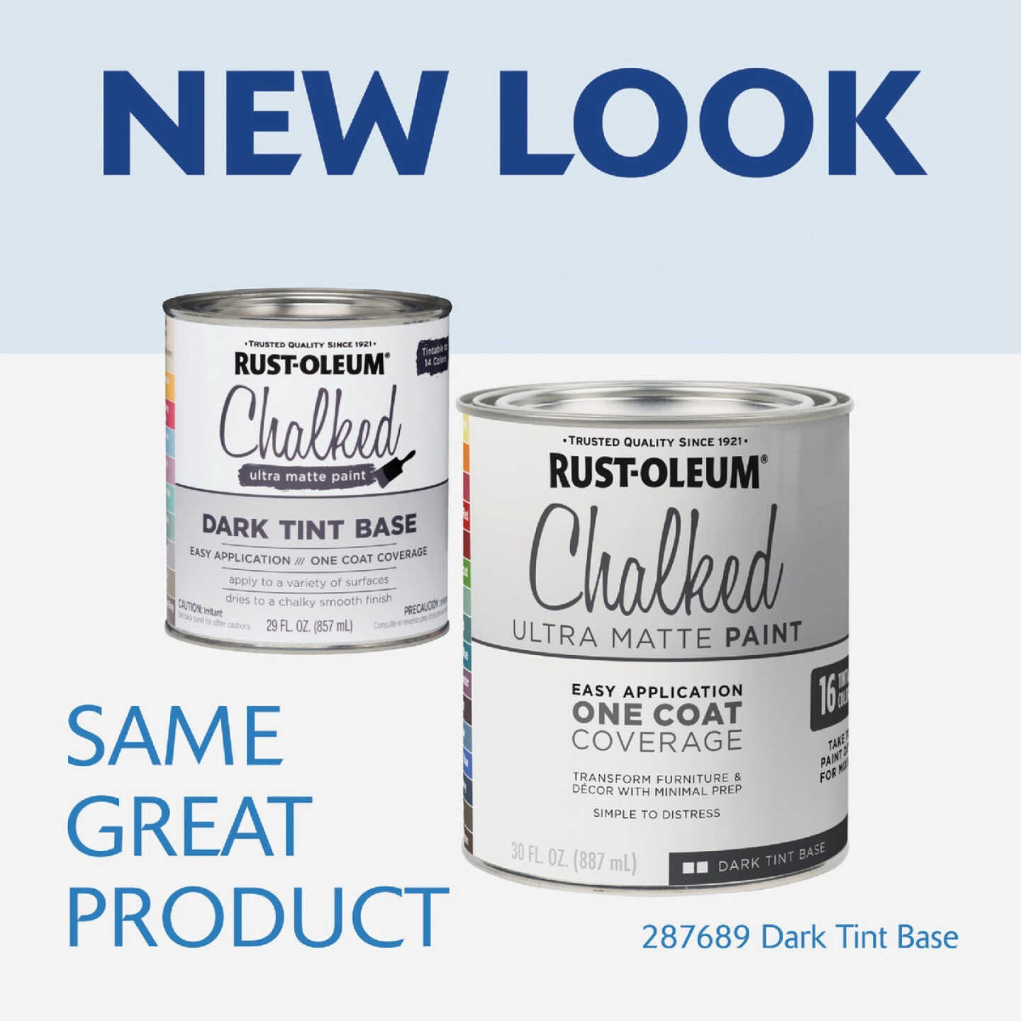 Rust-Oleum Chalked Dark Tint Ultra Matte 29 Oz. Chalk Paint Image 2