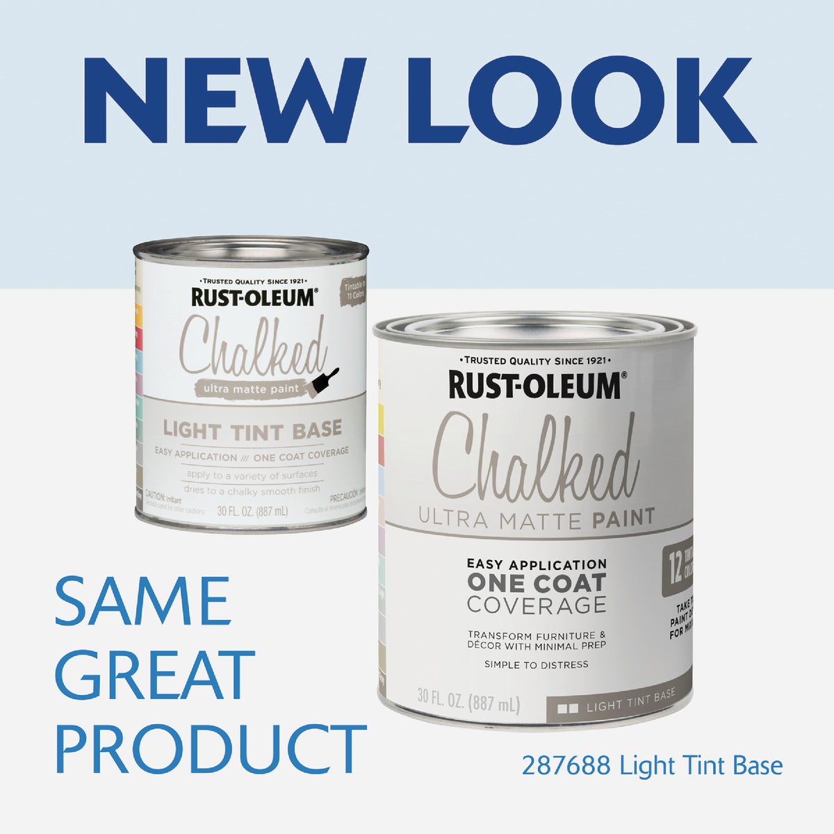 Rust-Oleum Chalked Light Tint Ultra Matte 29 Oz. Chalk Paint Image 2