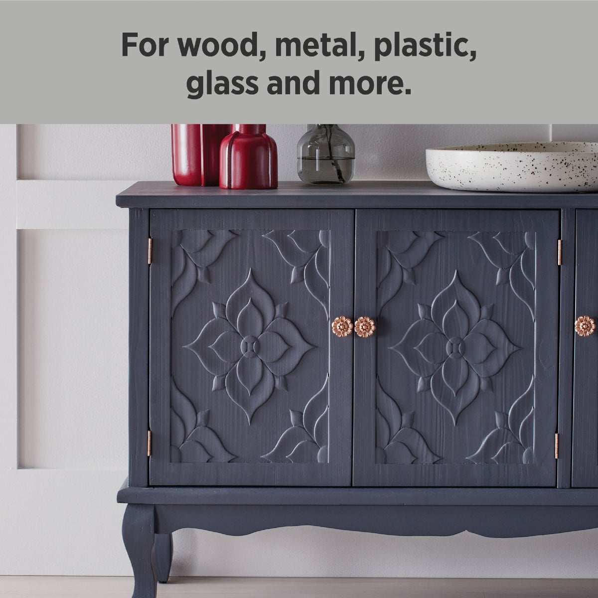 Krylon CHALKY FINISH 12 Oz. Ultra Matte Chalk Spray Paint, Misty Gray Image 5