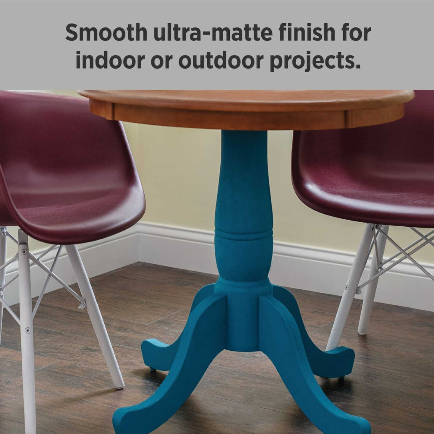 Krylon CHALKY FINISH 12 Oz. Ultra Matte Chalk Spray Paint, Misty Gray Image 4