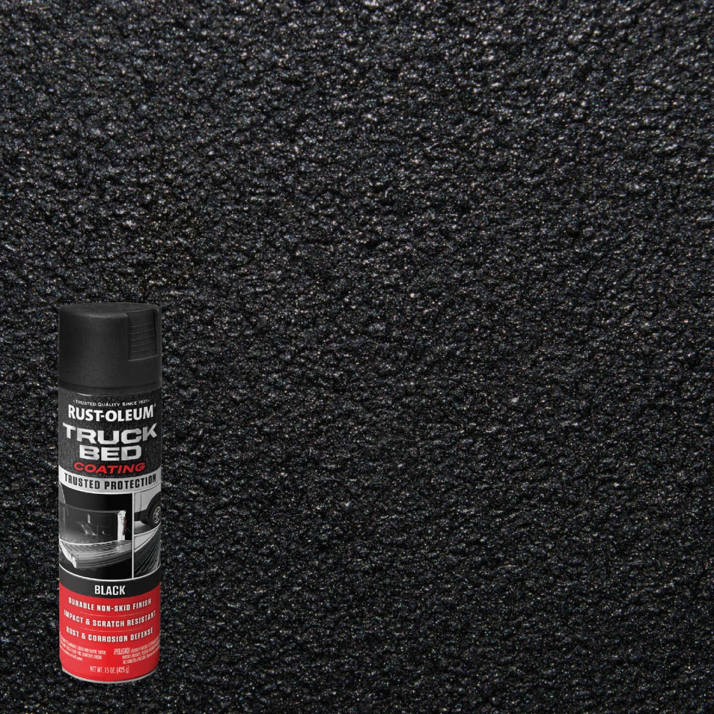 Rust-Oleum Stops Rust 15 Oz. Black Truck Bed Liner Spray Image 1