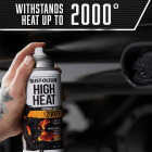 Rust-Oleum Stops Rust Flat Black 12 Oz. High Heat Spray Paint Image 7