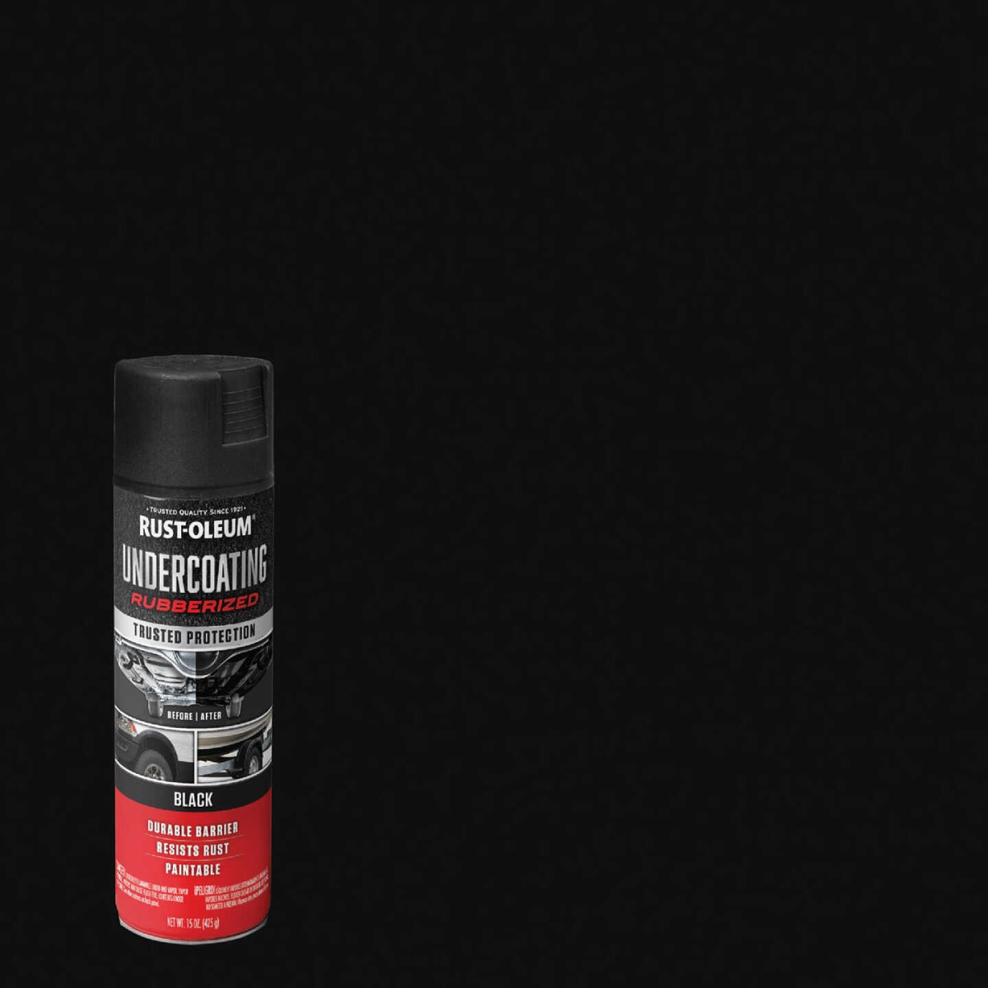 Rust-Oleum Stops Rust Black 15 Oz. Undercoating Image 1