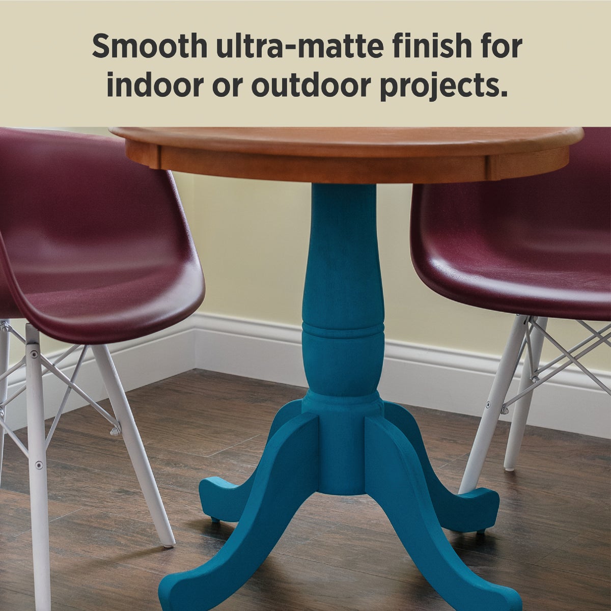 Krylon CHALKY FINISH 12 Oz. Ultra Matte Chalk Spray Paint, Colonial Ivory Image 4