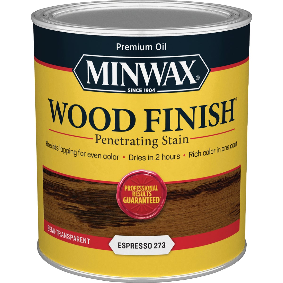 Minwax Wood Finish Penetrating Stain, Espresso, 1 Qt. Image 7