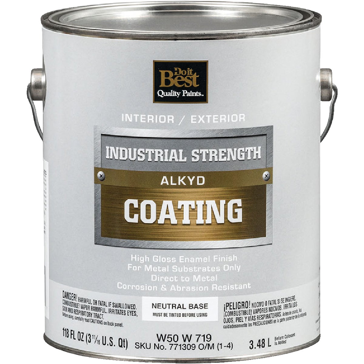 Do it Best Neutral Base Alkyd Industrial Coating, 1 Gal.