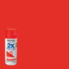 Rust-Oleum Painter's Touch 2X Ultra Cover 12 Oz. Satin Paint + Primer Spray Paint, Poppy Red Image 1