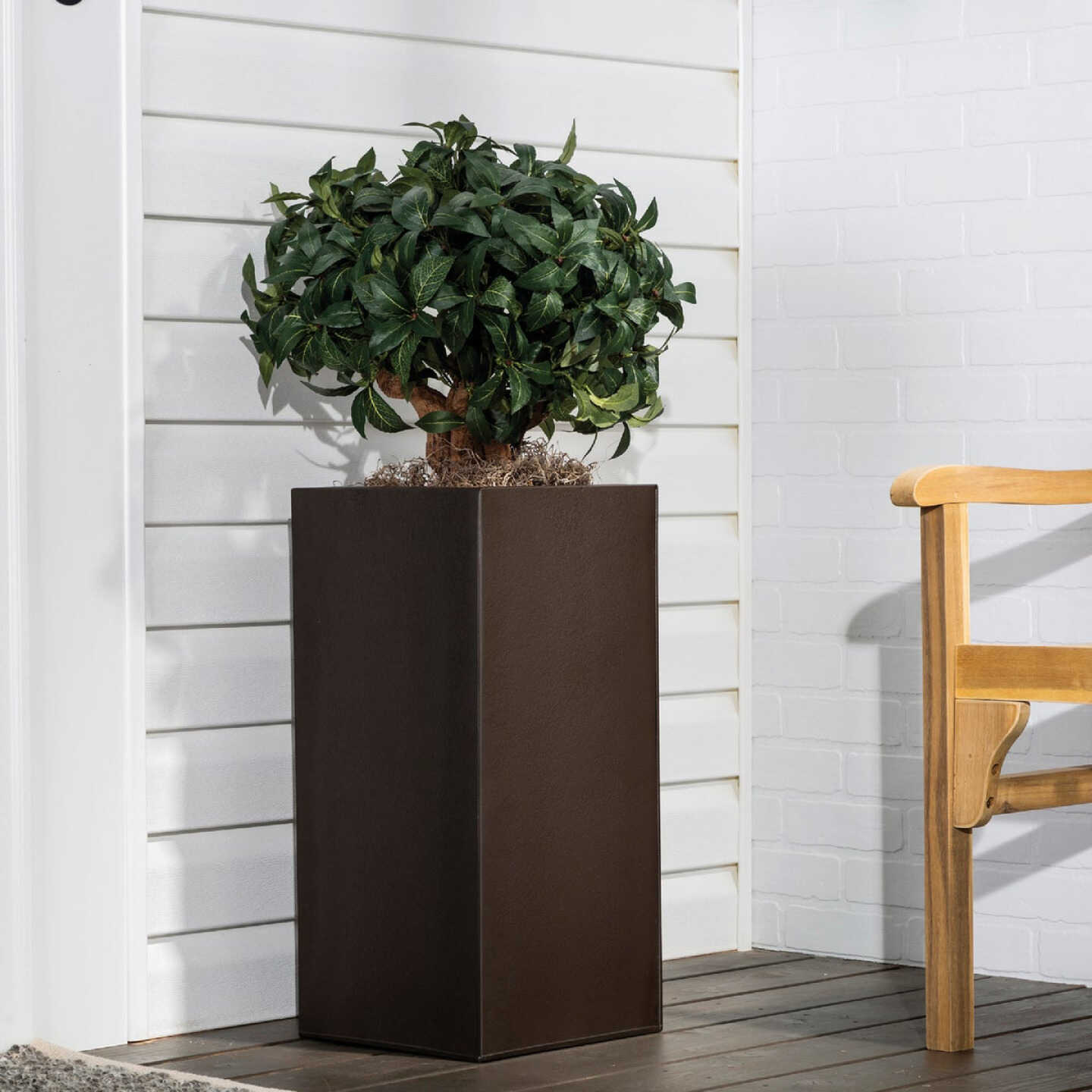 Rust-Oleum Stops Rust Dark Bronze Metallic 12 Oz. Hammered Finish Spray Paint Image 2