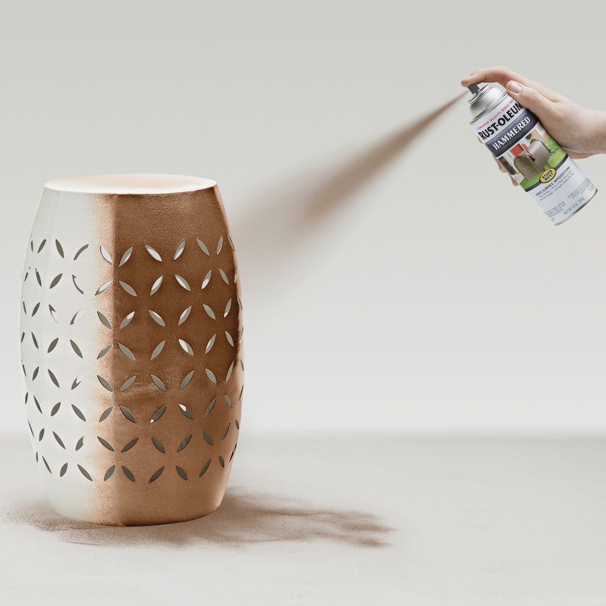 Rust-Oleum Stops Rust Copper Metallic 12 Oz. Hammered Finish Spray Paint Image 5