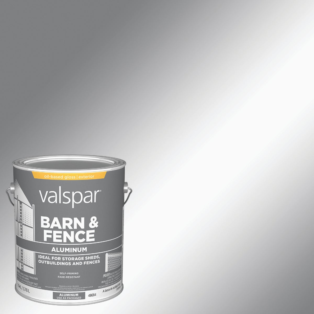 Valspar Gallon Aluminum HD Resin Finish Aluminum Paint