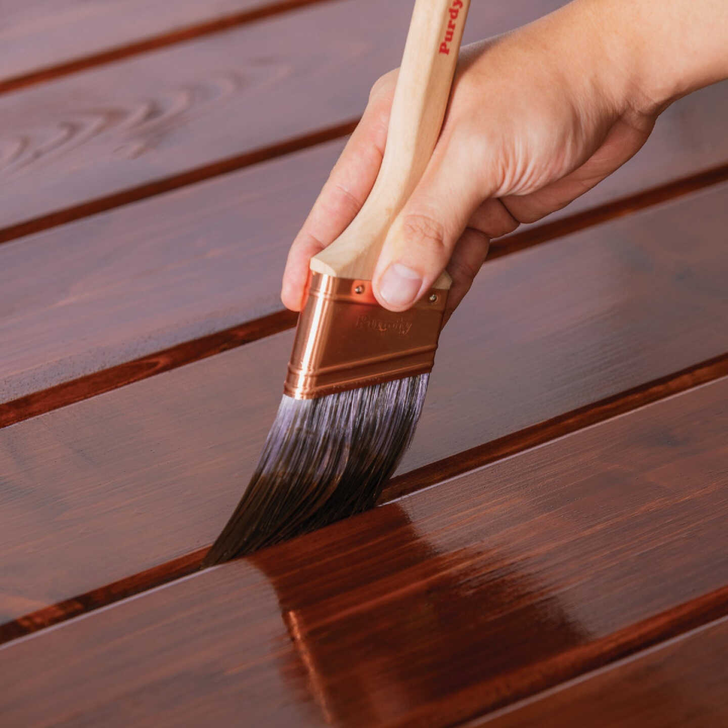 Cabot Gold Exterior Stain, 3471 Sunlit Walnut, 1 Gal. Image 6