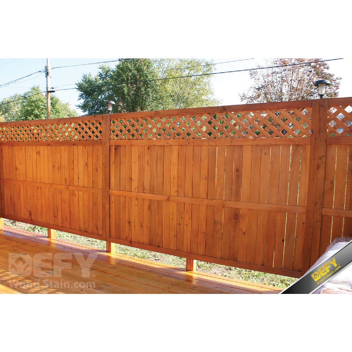 DEFY Extreme Semi-Transparent Exterior Wood Stain, Cedar Tone, 5 Gal. Image 8