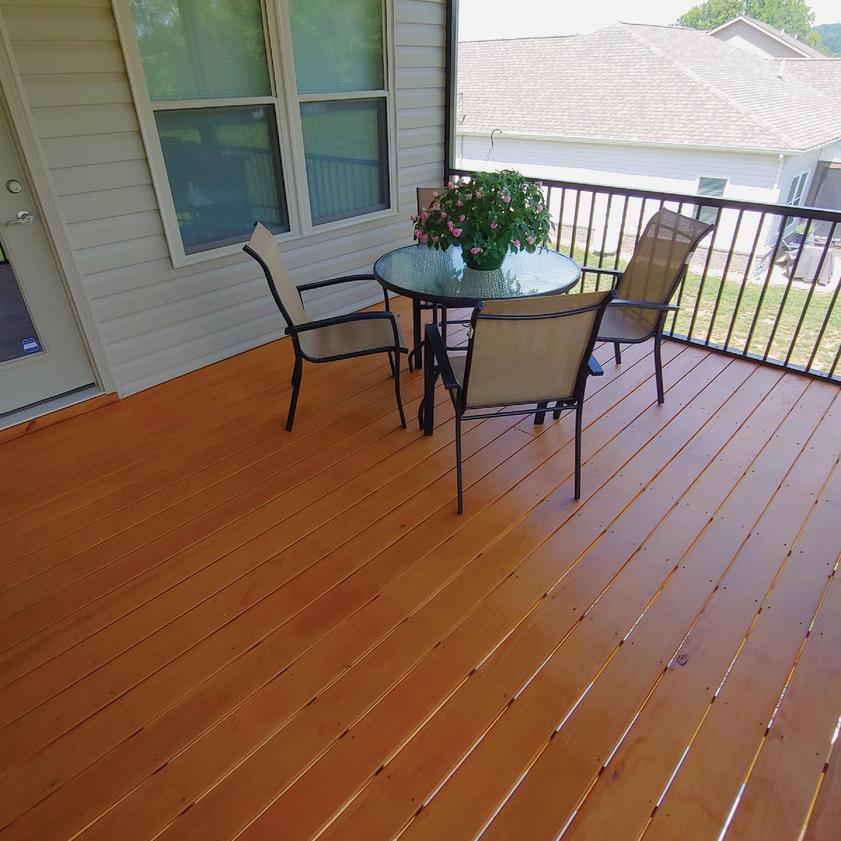 DEFY Extreme Semi-Transparent Exterior Wood Stain, Cedar Tone, 5 Gal. Image 3