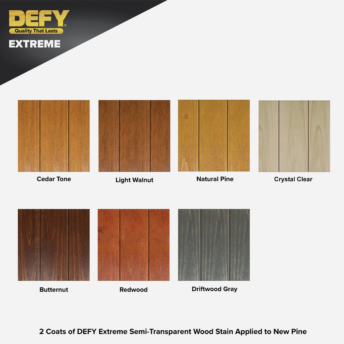 DEFY Extreme Semi-Transparent Exterior Wood Stain, Butternut, 5 Gal. Image 2