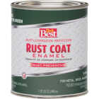 Do it Best Rust Coat Oil-Based Gloss Enamel, Hunter Green, 1 Qt. Image 2