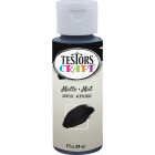 Testors 2 Oz. Acrylic Matte Craft Paint, Black Image 2