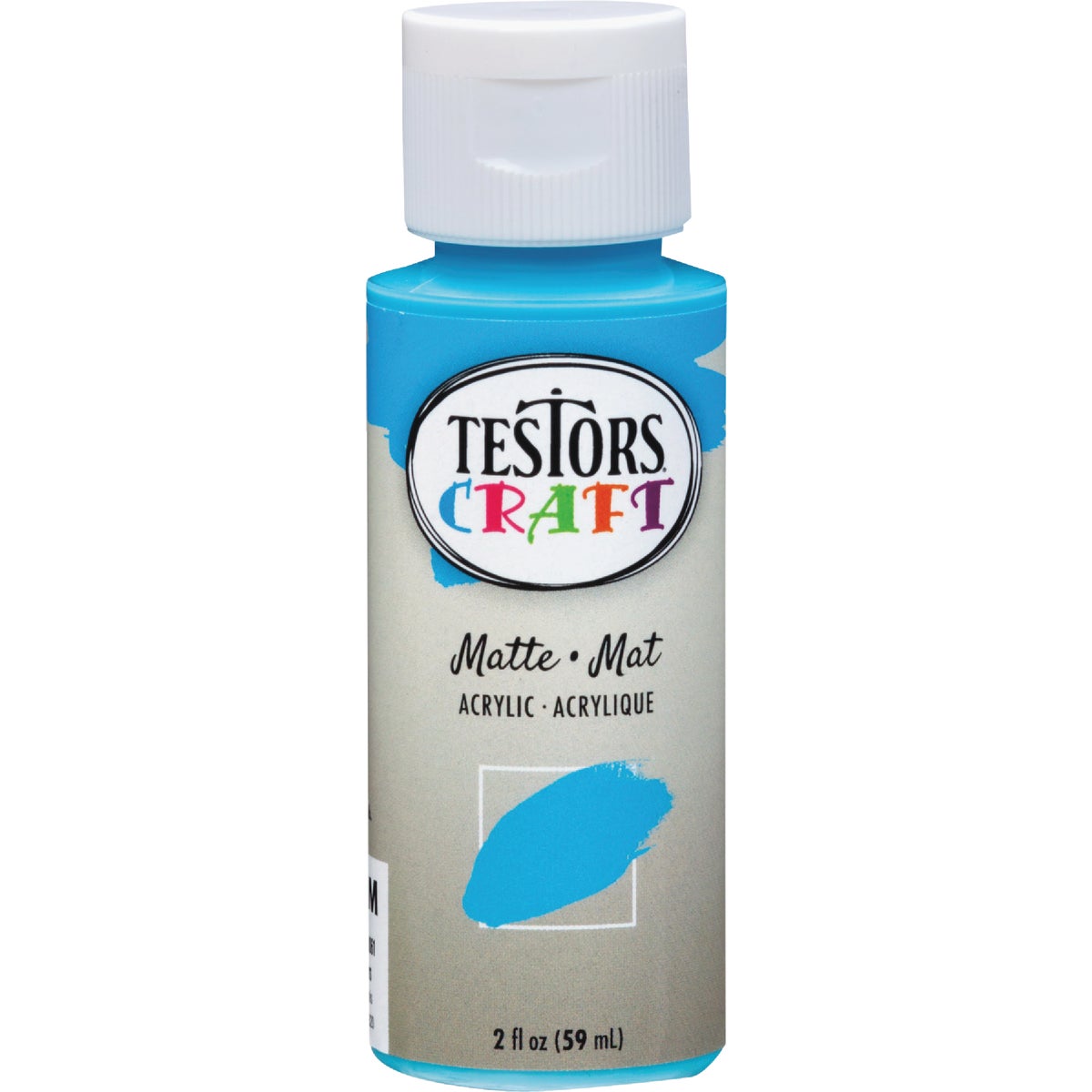 Testors 2 Oz. Acrylic Matte Craft Paint, Island Breeze Image 2