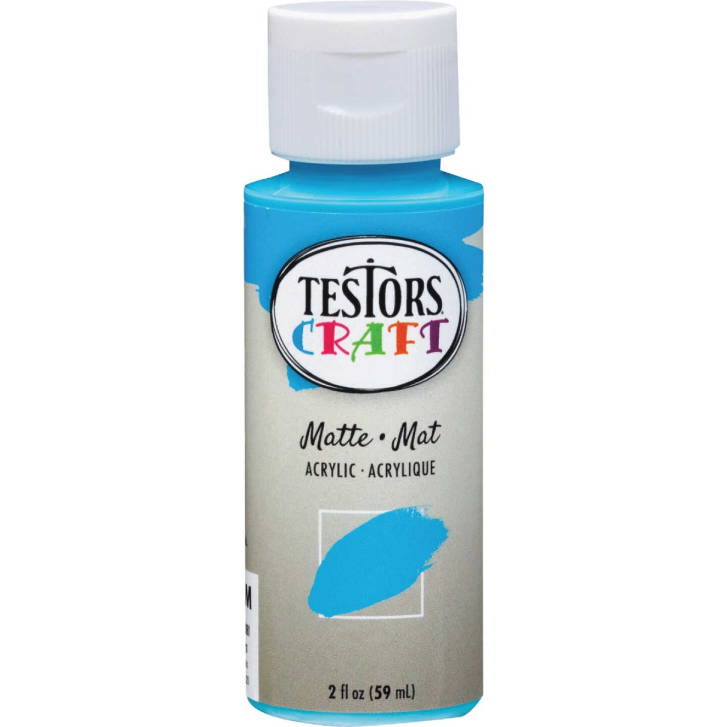 Testors 2 Oz. Acrylic Matte Craft Paint, Island Breeze Image 2