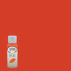 Testors 2 Oz. Acrylic Matte Craft Paint, Orange Image 1