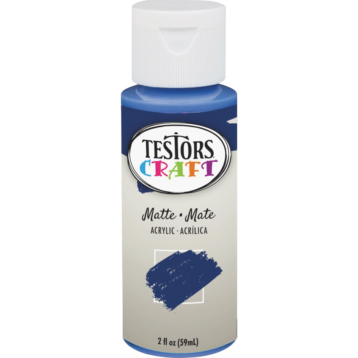 Testors 2 Oz. Acrylic Matte Craft Paint, Royal Blue Image 2