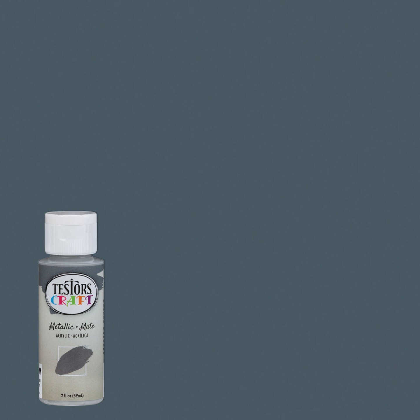 Testors 2 Oz. Acrylic Matte Craft Paint, Hazey Image 1