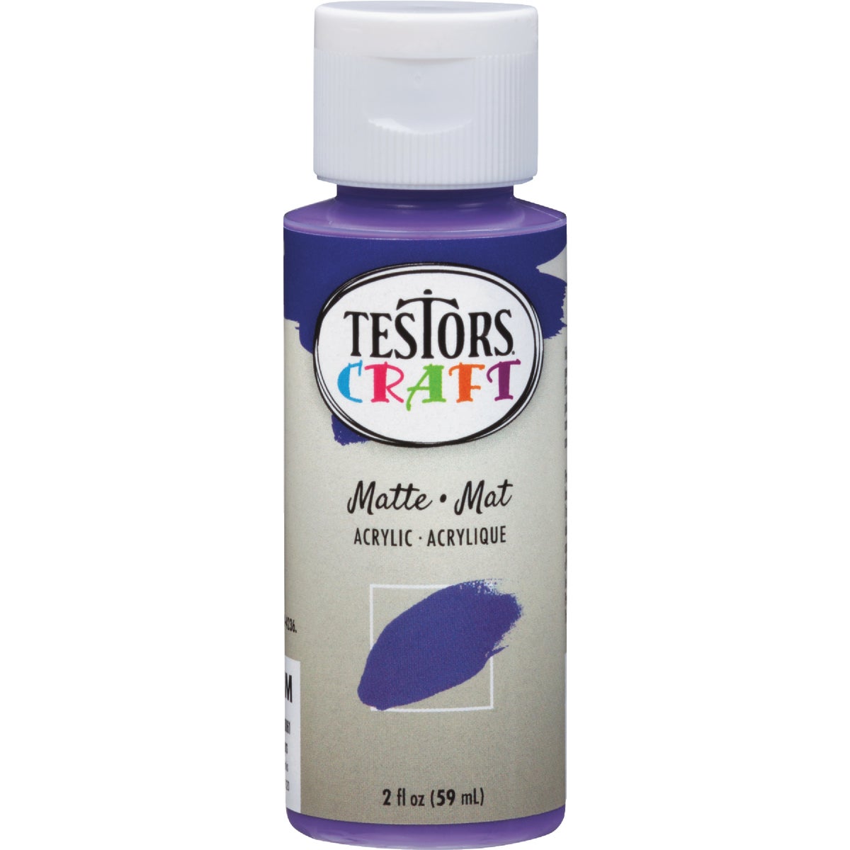 Testors 2 Oz. Acrylic Matte Craft Paint, Purple Image 2