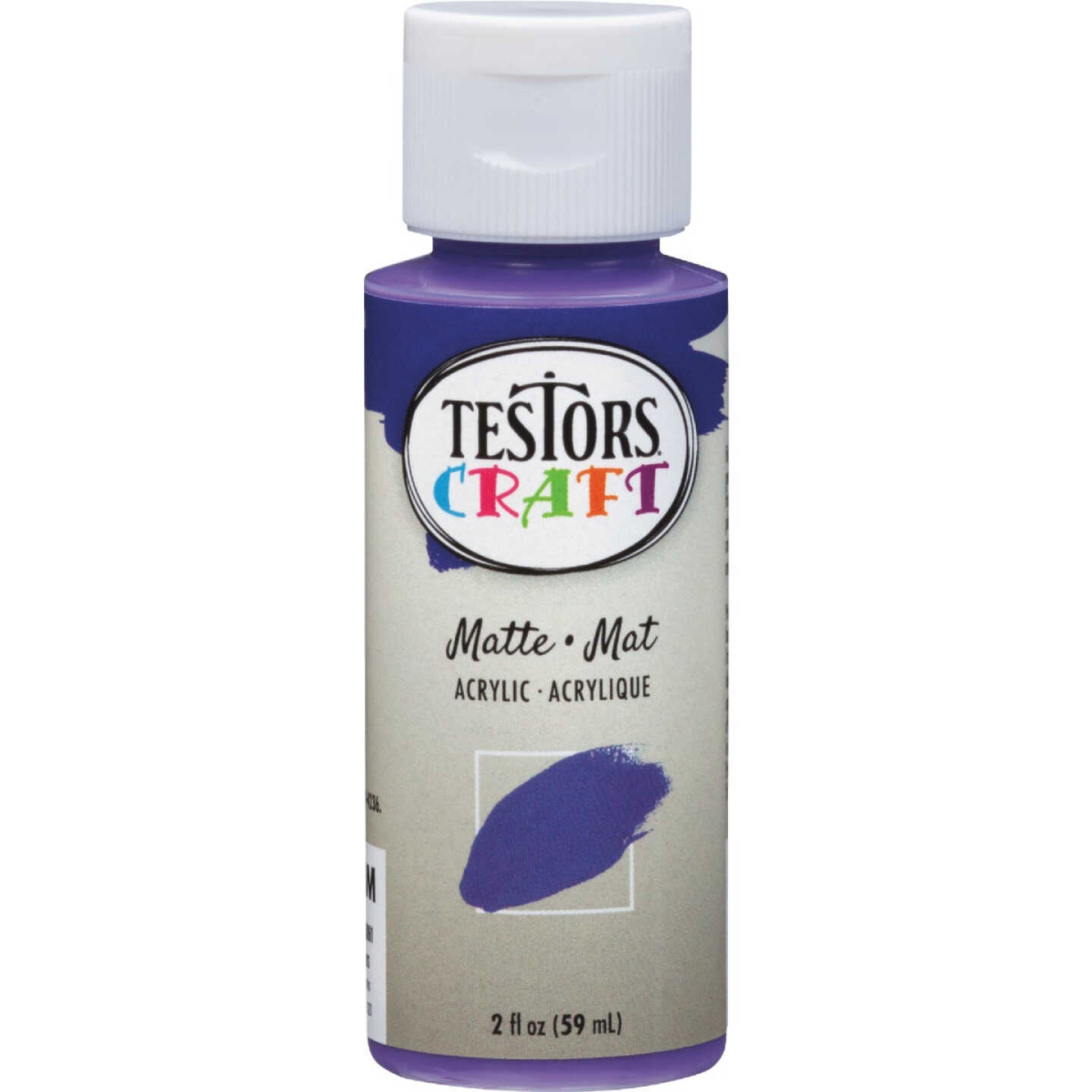 Testors 2 Oz. Acrylic Matte Craft Paint, Purple Image 2