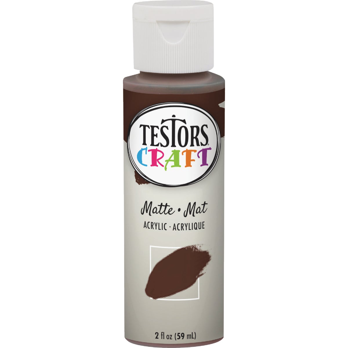TESTORS 2 Oz. Acrylic Matte Craft Paint, Earthy Image 2