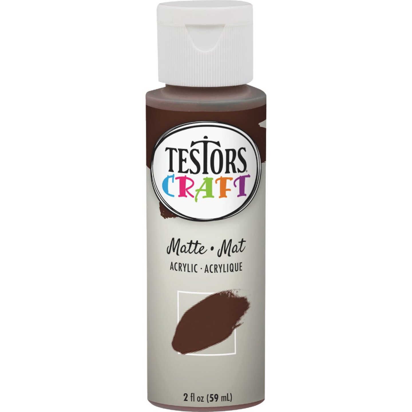 TESTORS 2 Oz. Acrylic Matte Craft Paint, Earthy Image 2