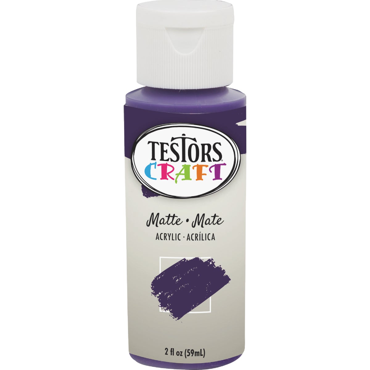 Testors 2 Oz. Acrylic Matte Craft Paint, Plum Image 2