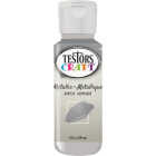 Testors 2 Oz. Acrylic Metallic Craft Paint, Silver Image 2
