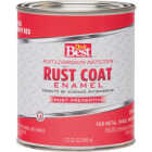 Do it Best Rust Coat Oil-Based Gloss Enamel, Bright Red, 1 Qt. Image 2
