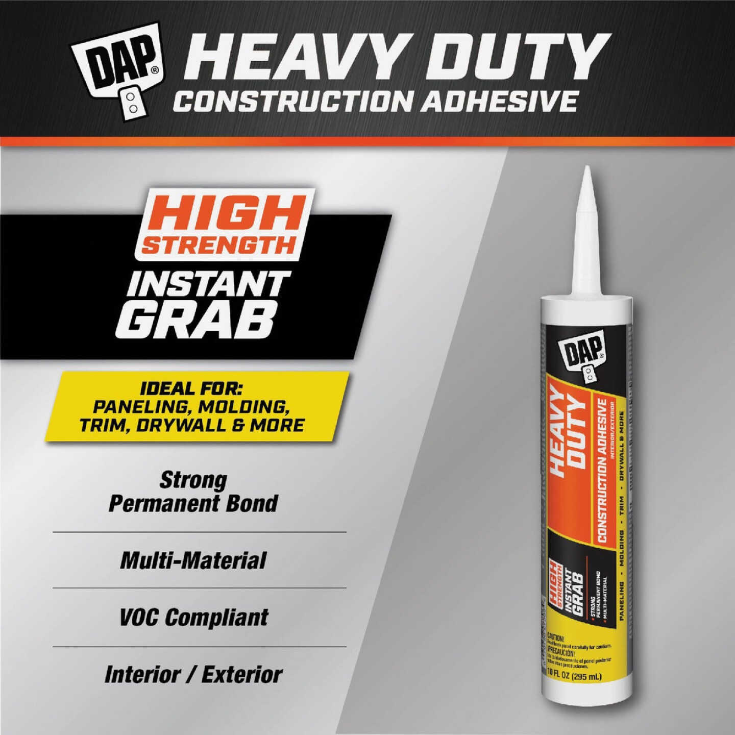 DAP 10 Oz. Heavy Duty Construction Adhesive Image 2