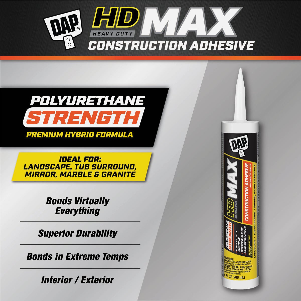 DAP HD Max 9 Oz. Construction Adhesive Image 2