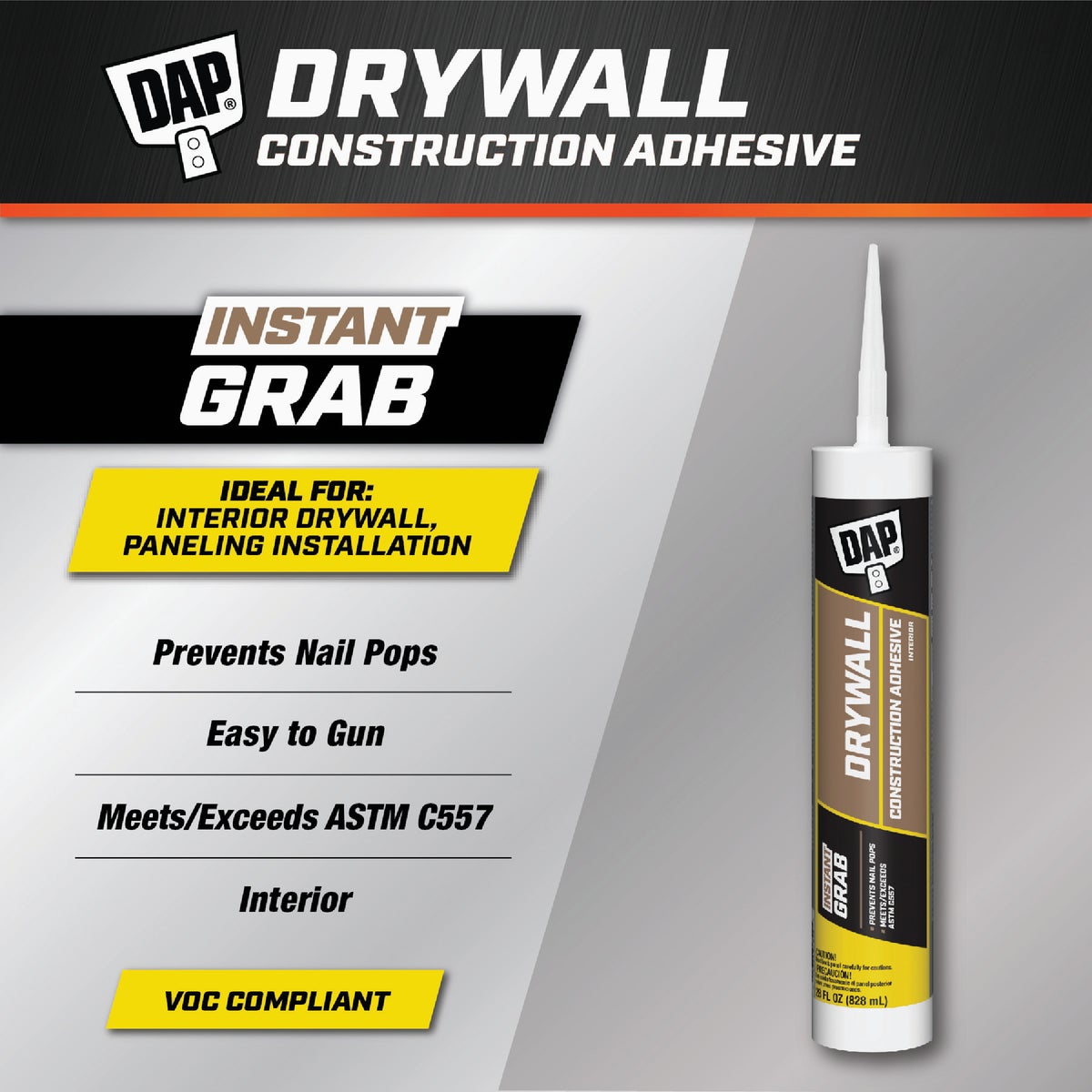 DAP 28 Oz. Drywall Construction Adhesive Image 2