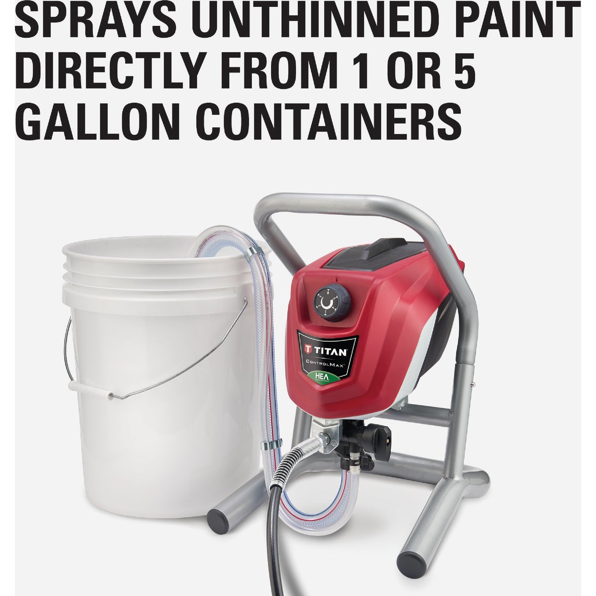Titan ControlMax 1700 High Efficiency Airless Paint Sprayer Image 2
