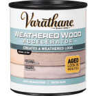 Varathane Weathered Wood Accelerator Stain, Gray, 1 Qt. Image 2