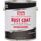 Do it Best Rust Coat Oil-Based Gloss Enamel, Black, 1 Gal. Image 2