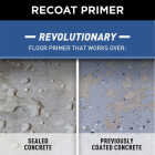 Rust-Oleum Garage & Concrete Recoat Floor Primer, Semi-Transparent Gray, Gal Image 2