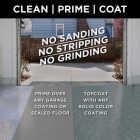 Rust-Oleum Garage & Concrete Recoat Floor Primer, Semi-Transparent Gray, Gal Image 3