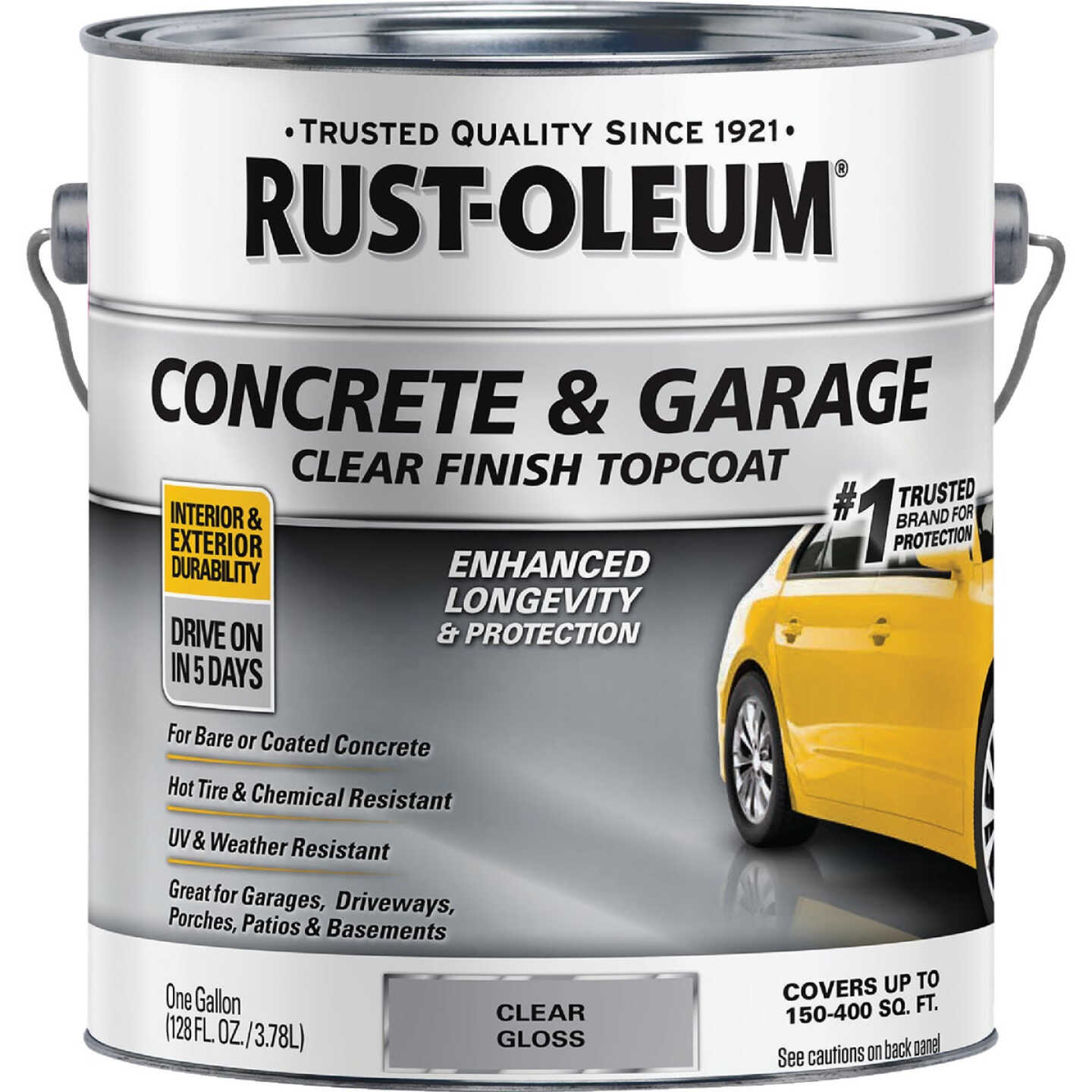Rust-Oleum Clear Finish Topcoat Floor Coating, 1 Gal. Image 7
