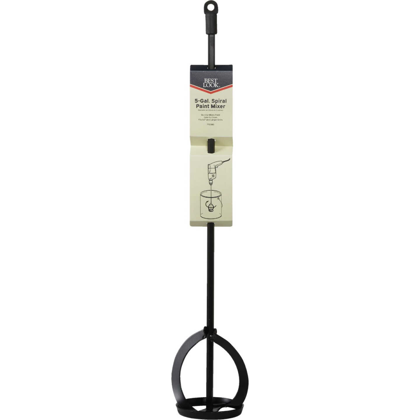 Master Painter 5 Gal. Steel Spiral Paint Mixer Image 2
