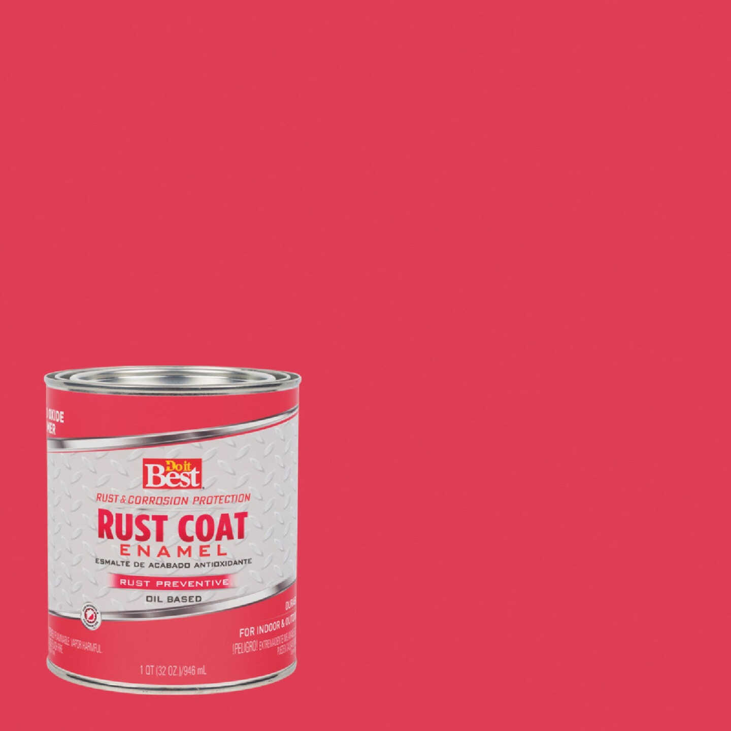 Do it Best Rust Coat Enamel Primer, Red Oxide, 1 Qt. Image 1