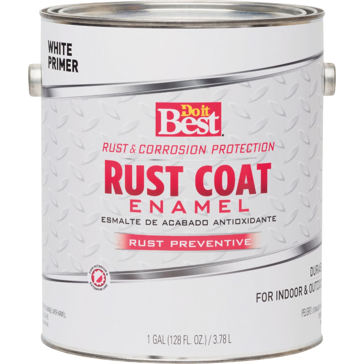 Do it Best Rust Coat Enamel Primer, White, 1 Gal. Image 2