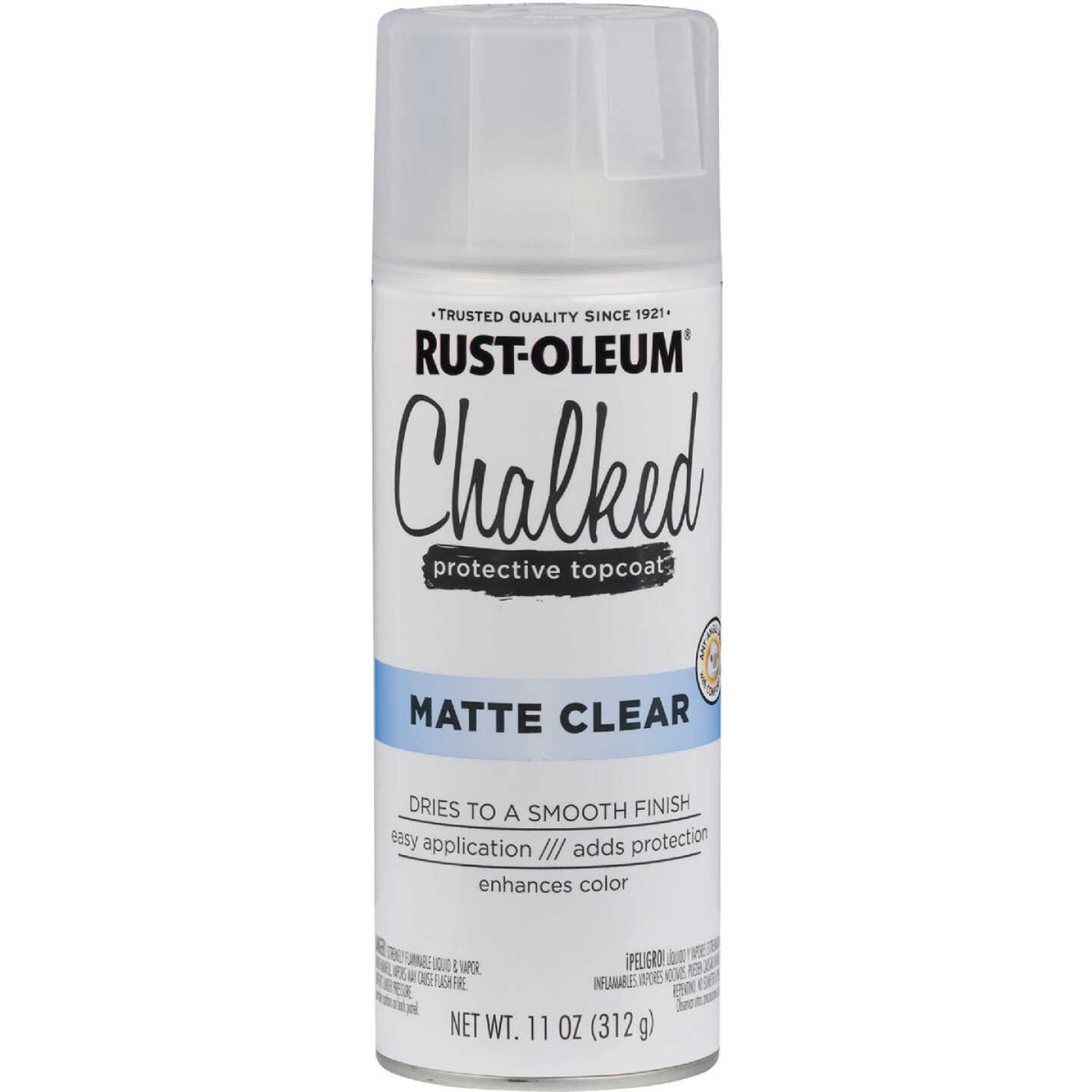 Rust-Oleum Chalked 12 Oz. Ultra Matte Spray Paint, Clear Image 2