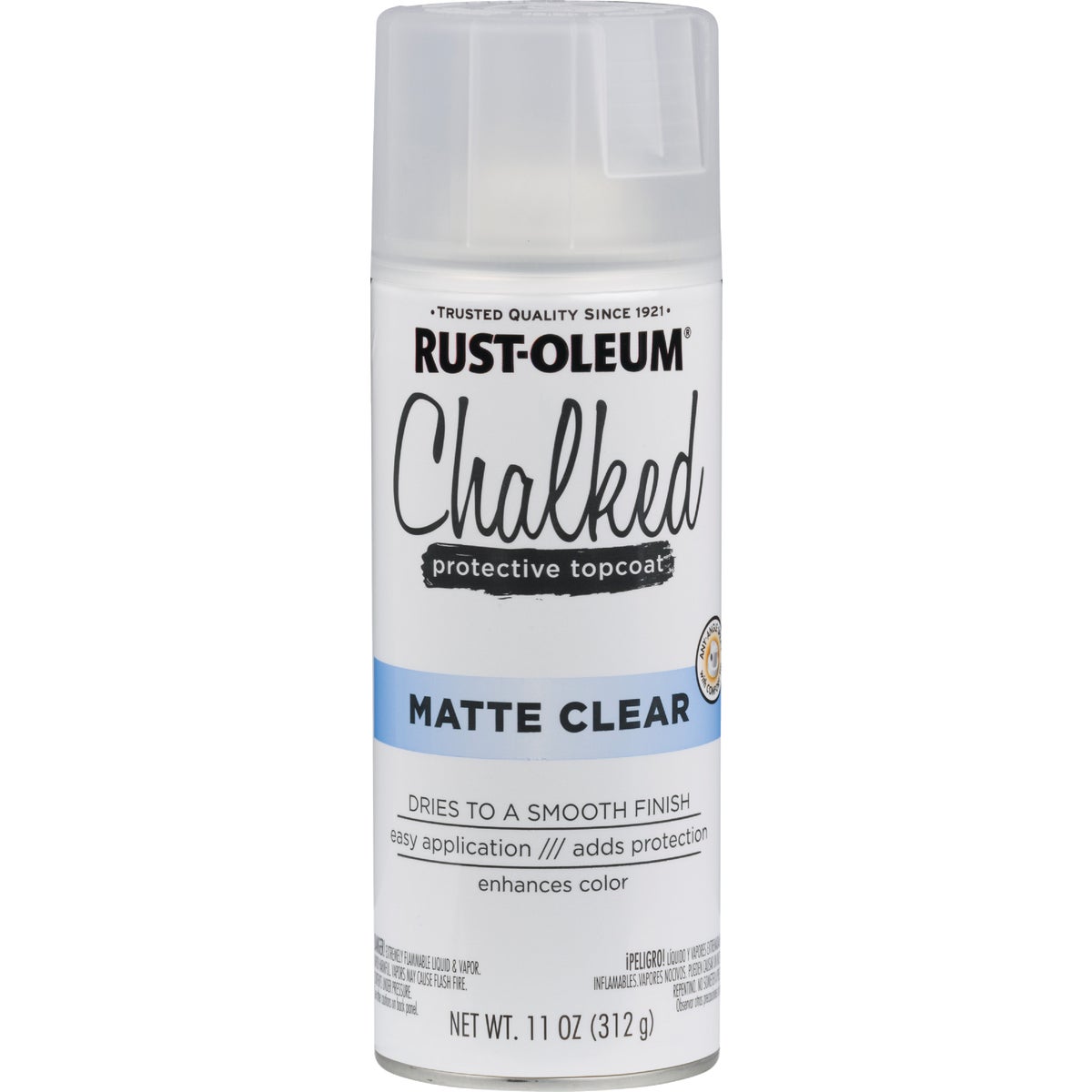 Rust-Oleum Chalked 12 Oz. Ultra Matte Spray Paint, Clear Image 8