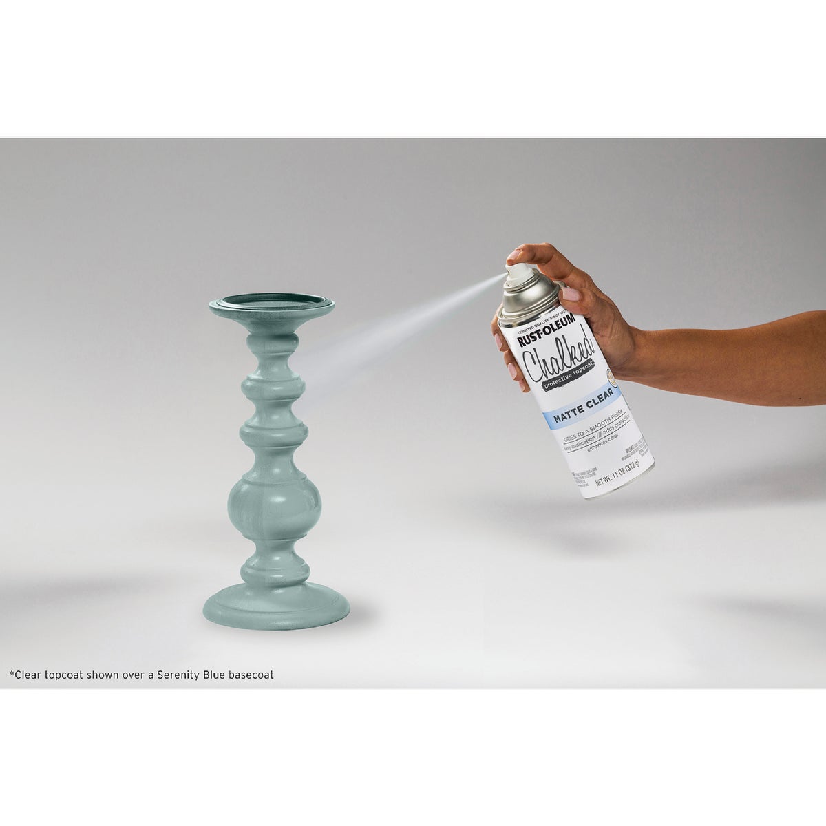 Rust-Oleum Chalked 12 Oz. Ultra Matte Spray Paint, Clear Image 6