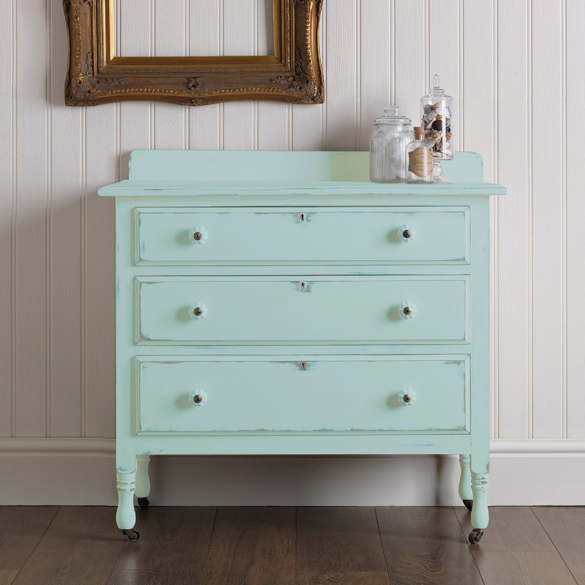 Rust-Oleum Chalked 12 Oz. Ultra Matte Spray Paint, Serenity Blue Image 2