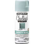 Rust-Oleum Chalked 12 Oz. Ultra Matte Spray Paint, Serenity Blue Image 1